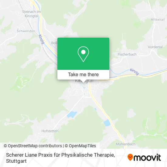 Карта Scherer Liane Praxis für Physikalische Therapie