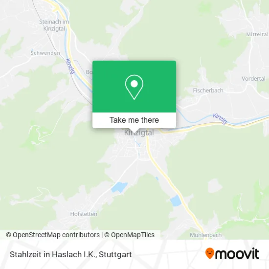 Карта Stahlzeit in Haslach I.K.