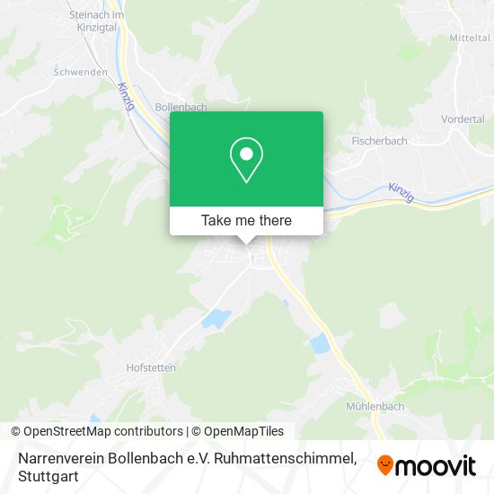 Narrenverein Bollenbach e.V. Ruhmattenschimmel map