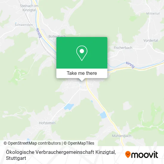 Карта Ökologische Verbrauchergemeinschaft Kinzigtal