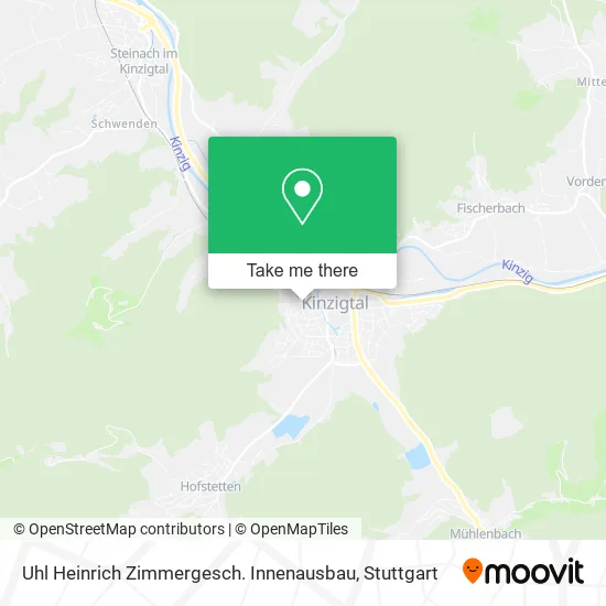 Карта Uhl Heinrich Zimmergesch. Innenausbau