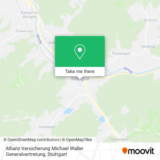 Allianz Versicherung Michael Waller Generalvertretung map