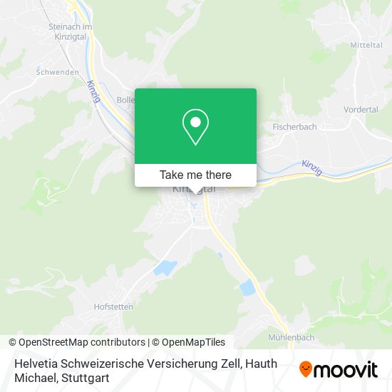 Helvetia Schweizerische Versicherung Zell, Hauth Michael map