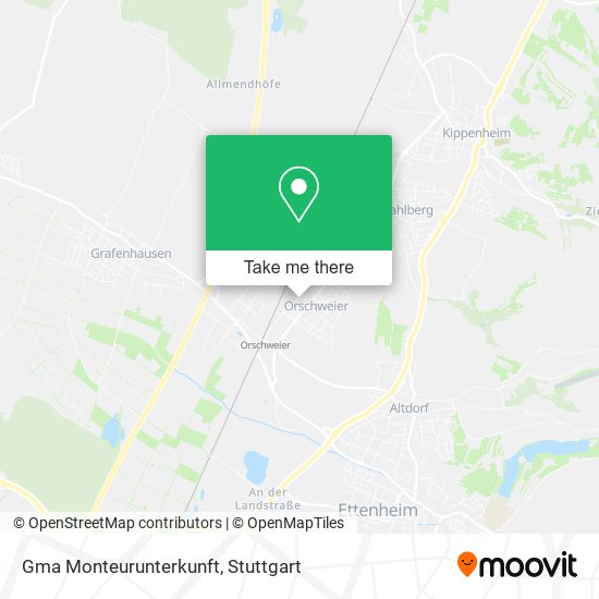 Gma Monteurunterkunft map