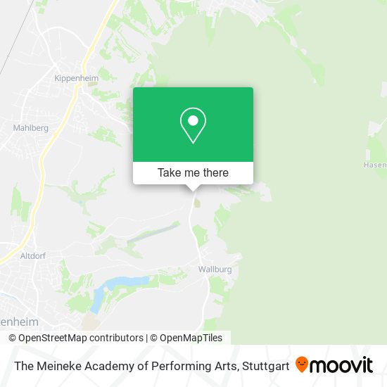 The Meineke Academy of Performing Arts map