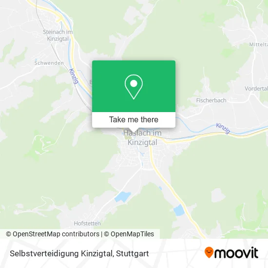 Карта Selbstverteidigung Kinzigtal