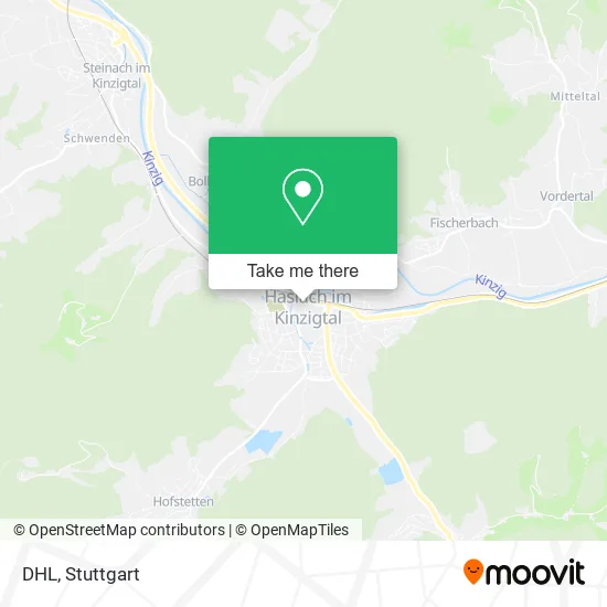 Карта DHL