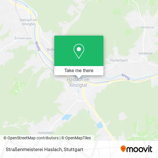Карта Straßenmeisterei Haslach