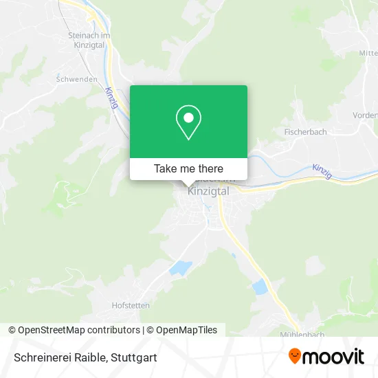 Карта Schreinerei Raible