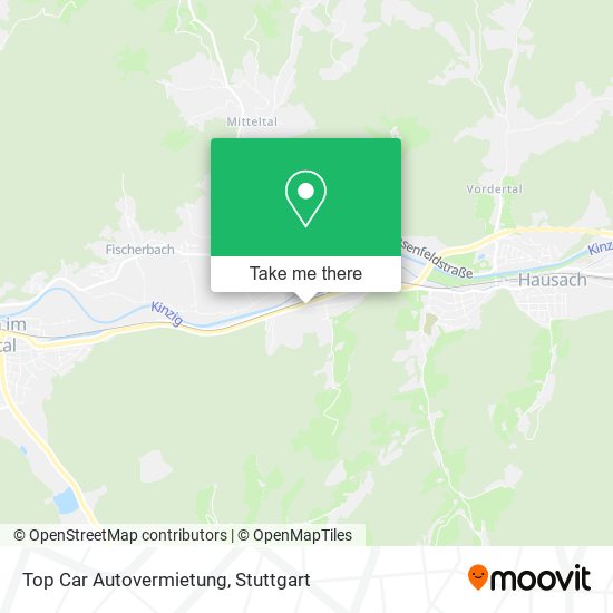 Top Car Autovermietung map