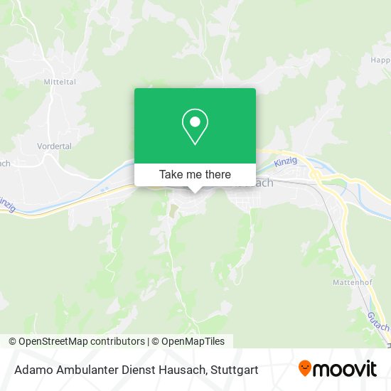 Adamo Ambulanter Dienst Hausach map