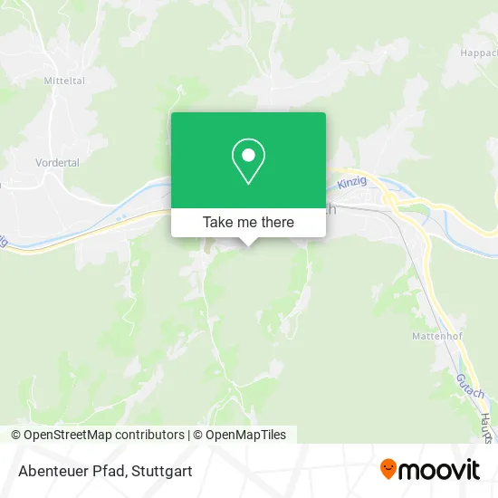 Карта Abenteuer Pfad