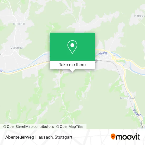 Карта Abenteuerweg Hausach