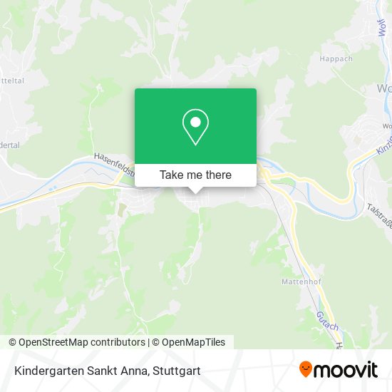 Kindergarten Sankt Anna map