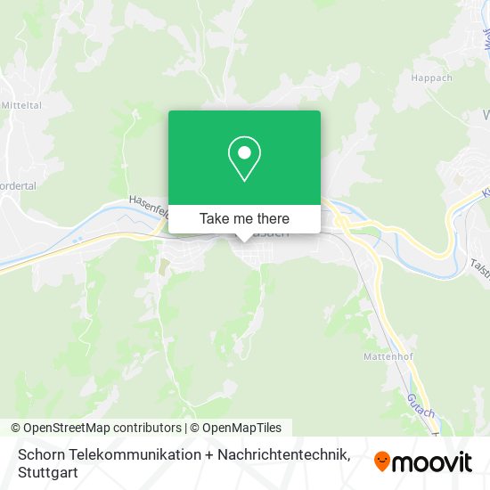 Schorn Telekommunikation + Nachrichtentechnik map