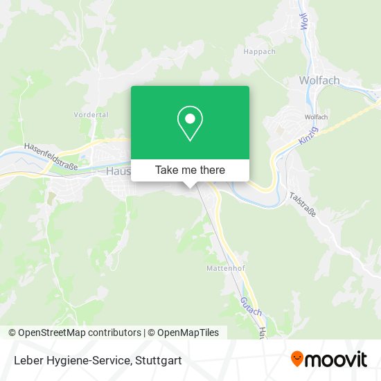 Leber Hygiene-Service map