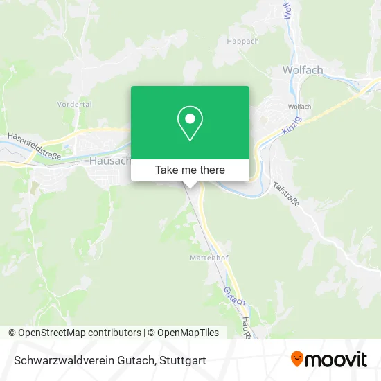Карта Schwarzwaldverein Gutach