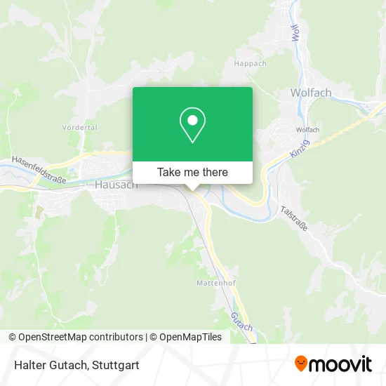Halter Gutach map