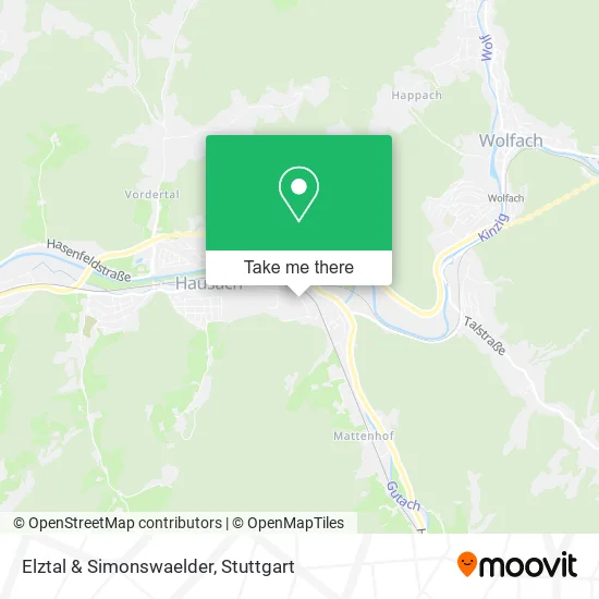 Карта Elztal & Simonswaelder
