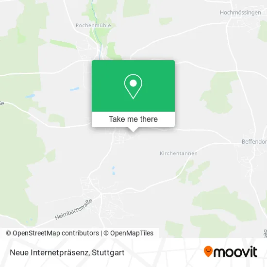 Карта Neue Internetpräsenz