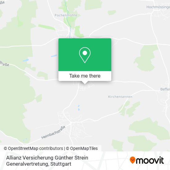 Allianz Versicherung Günther Strein Generalvertretung map