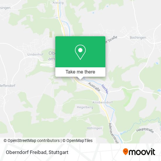 Oberndorf Freibad map