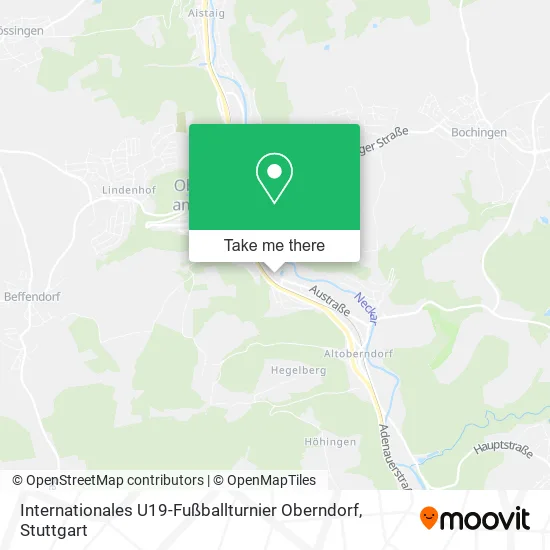 Карта Internationales U19-Fußballturnier Oberndorf