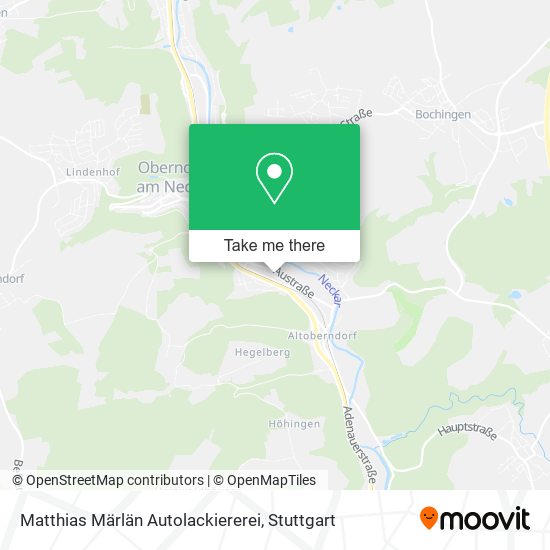 Matthias Märlän Autolackiererei map