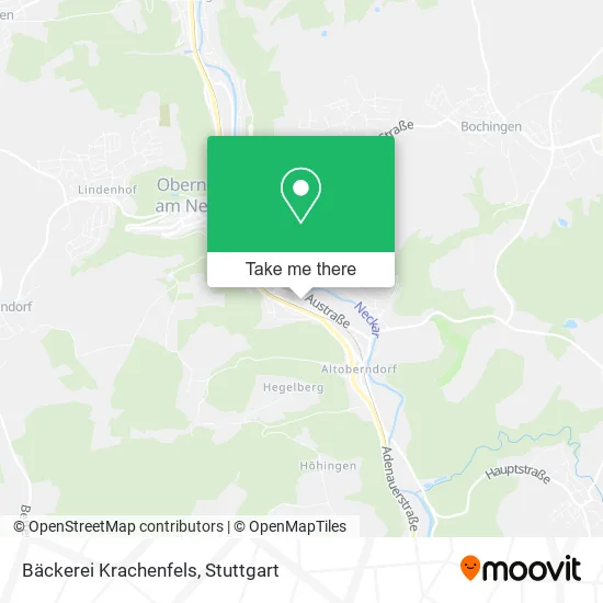 Карта Bäckerei Krachenfels