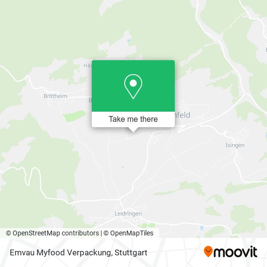 Карта Emvau Myfood Verpackung