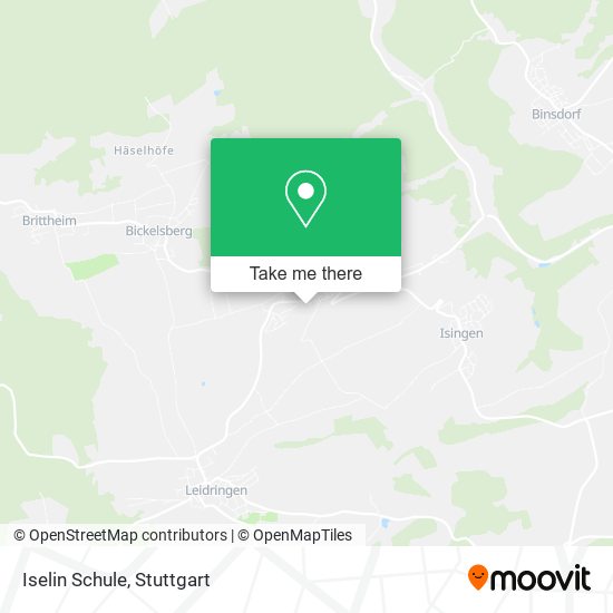 Iselin Schule map