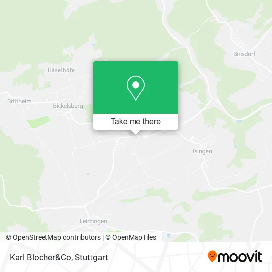 Карта Karl Blocher&Co
