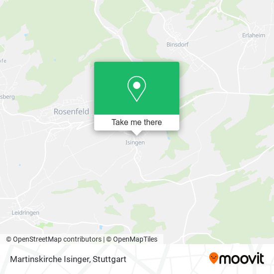 Martinskirche Isinger map