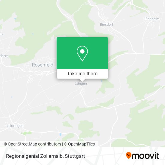 Regionalgenial Zollernalb map