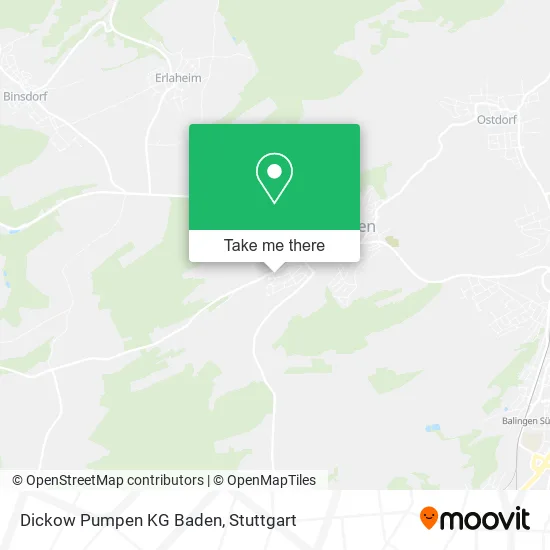 Карта Dickow Pumpen KG Baden