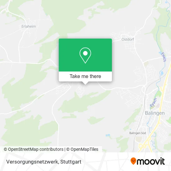 Карта Versorgungsnetzwerk