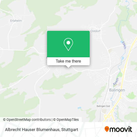 Albrecht Hauser Blumenhaus map