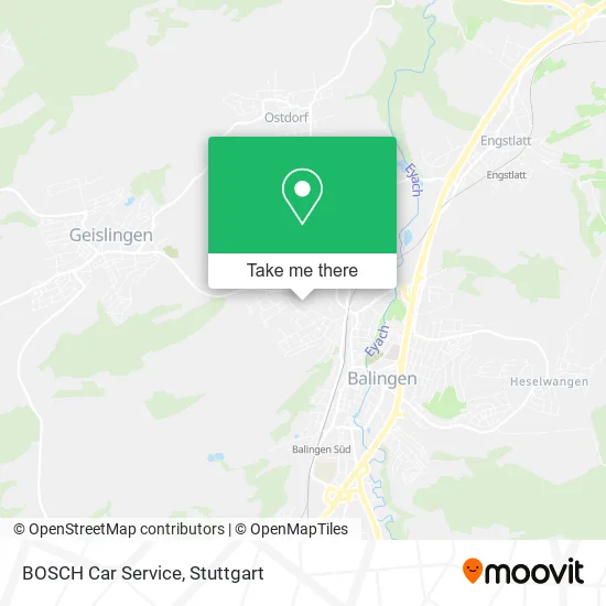 Карта BOSCH Car Service