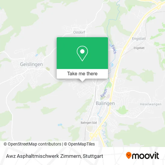 Карта Awz Asphaltmischwerk Zimmern