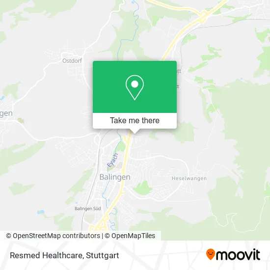Карта Resmed Healthcare