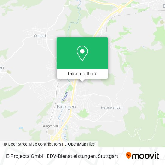 E-Projecta GmbH EDV-Dienstleistungen map
