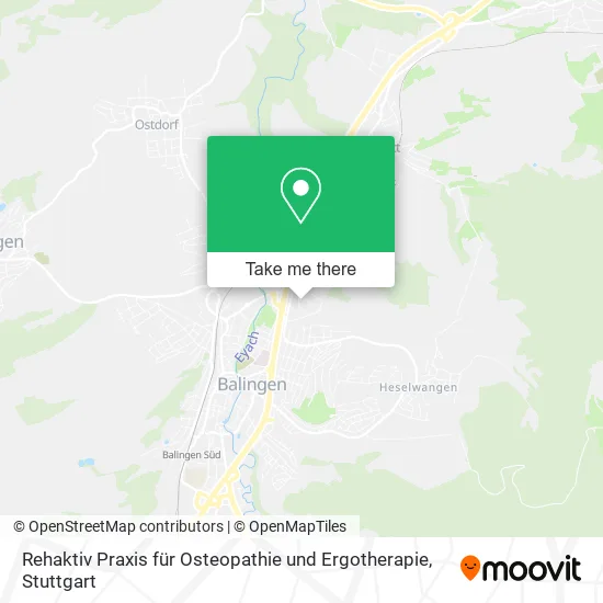 Карта Rehaktiv Praxis für Osteopathie und Ergotherapie