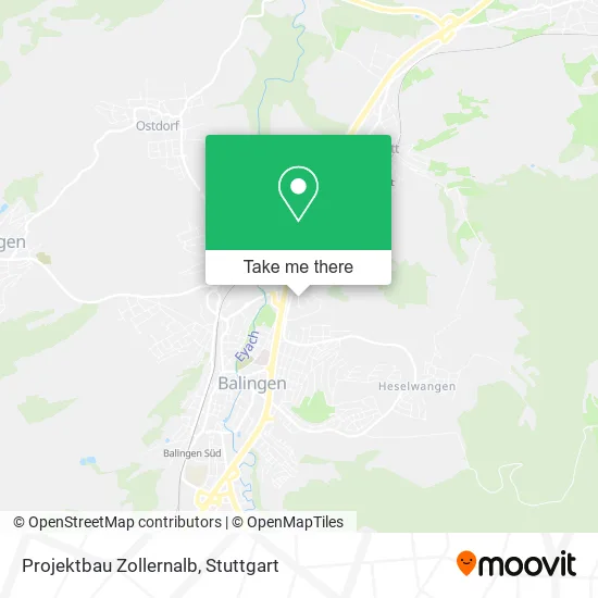 Карта Projektbau Zollernalb