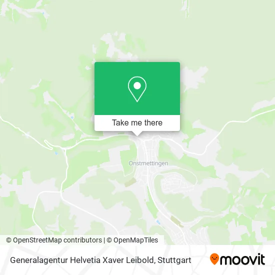 Карта Generalagentur Helvetia Xaver Leibold