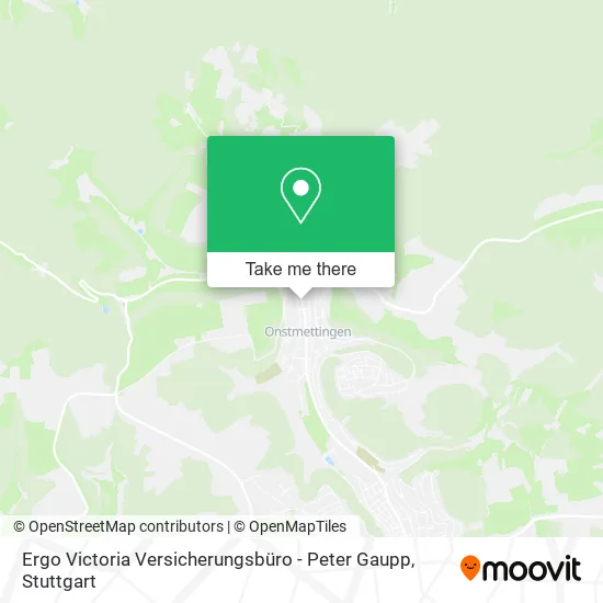 Карта Ergo Victoria Versicherungsbüro - Peter Gaupp