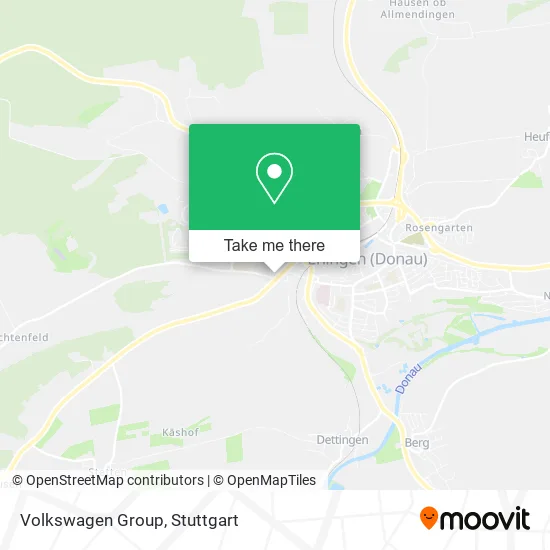 Карта Volkswagen Group