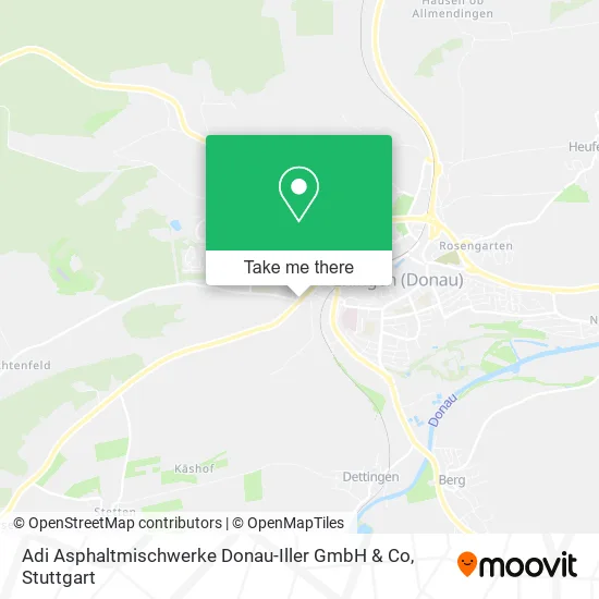 Карта Adi Asphaltmischwerke Donau-Iller GmbH & Co