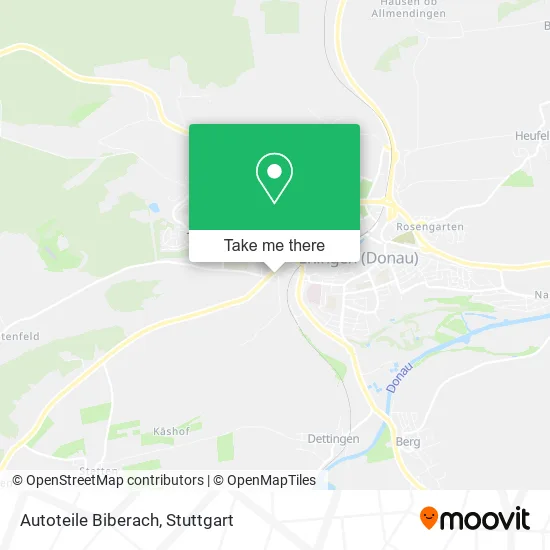Карта Autoteile Biberach