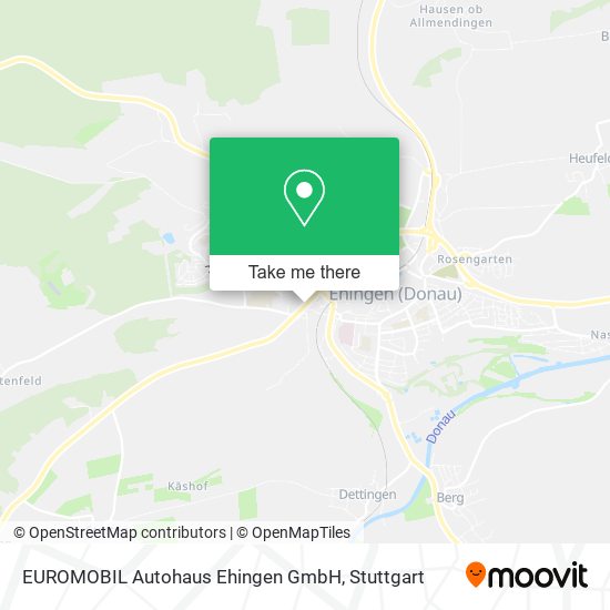 Карта EUROMOBIL Autohaus Ehingen GmbH