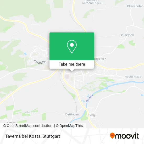 Taverna bei Kosta map